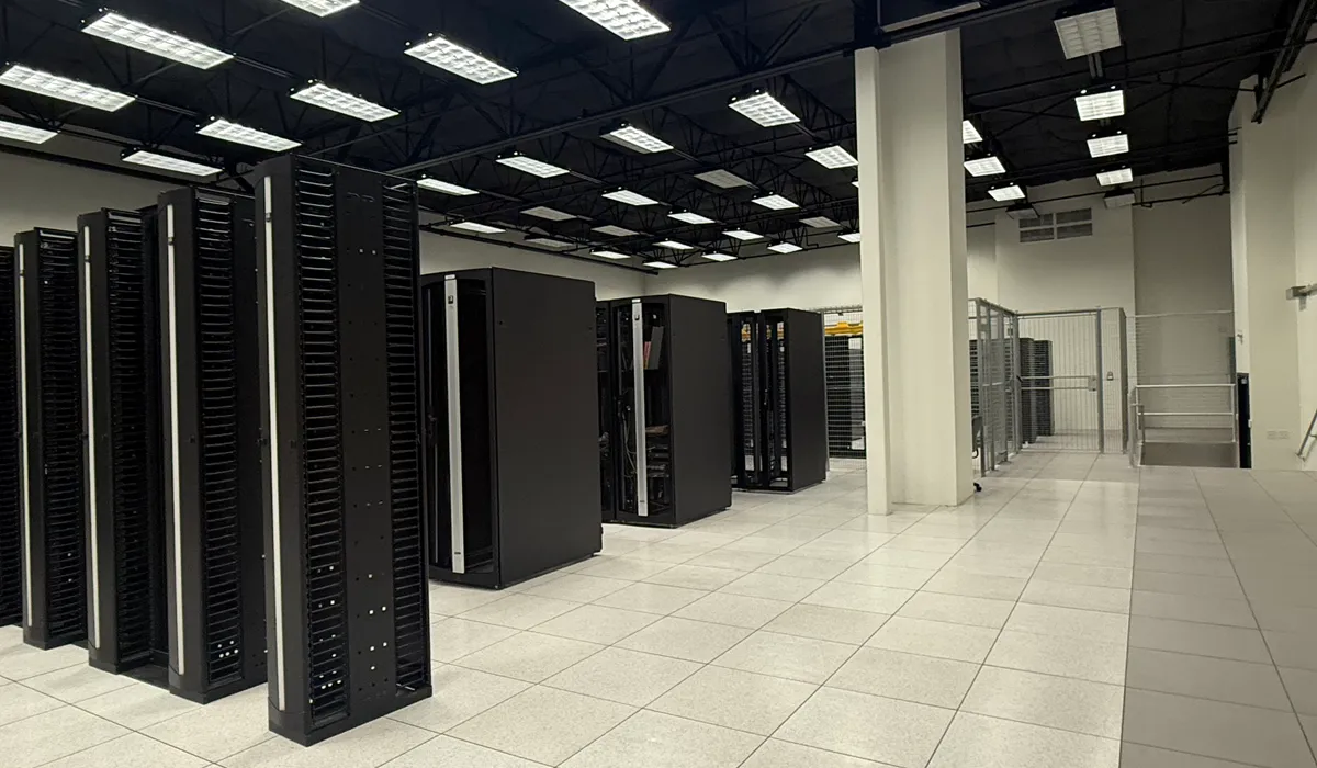 Server racks in the McKinney data center